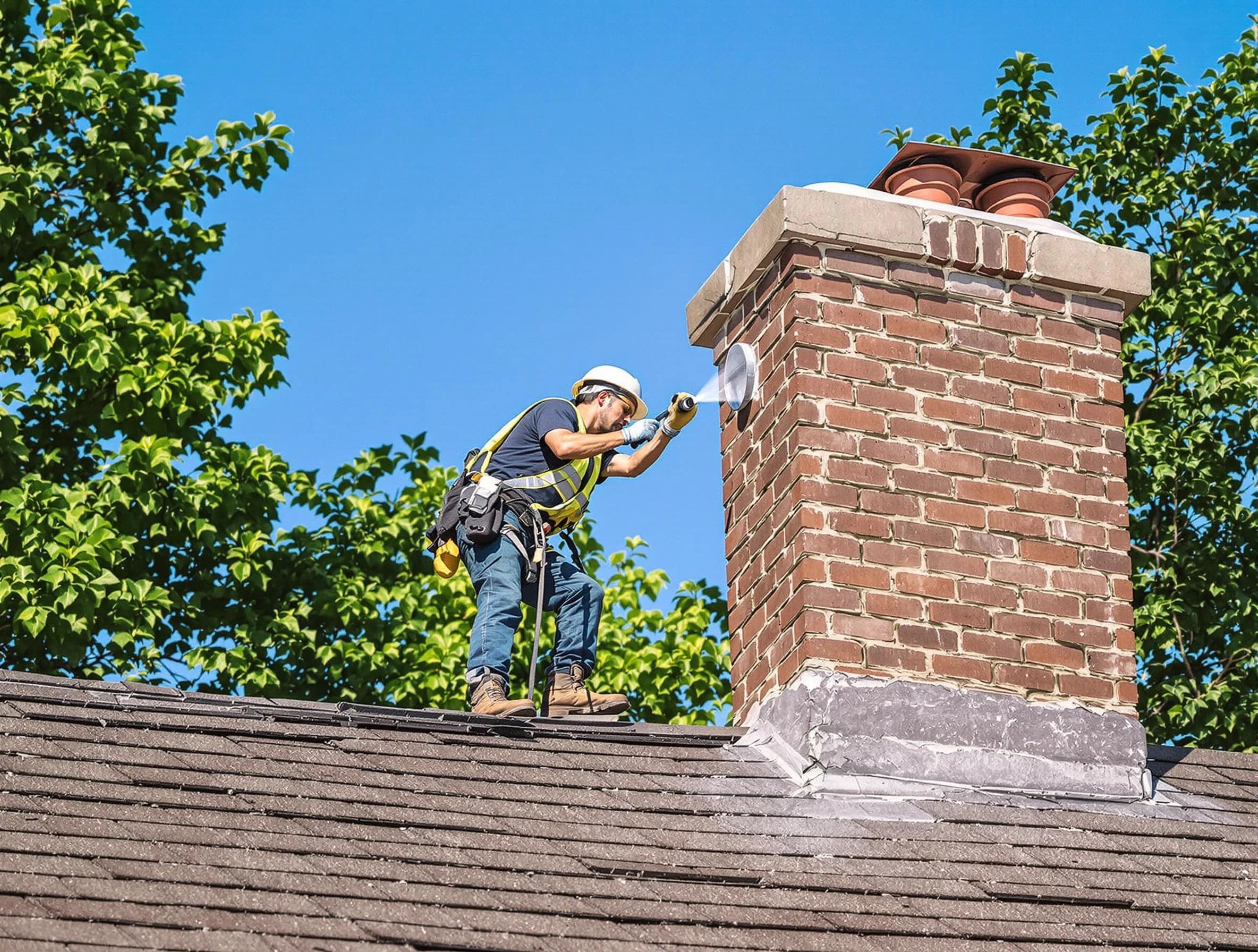 Tempe Chimney Sweep performing an inspection with advanced tools in Tempe, AZ