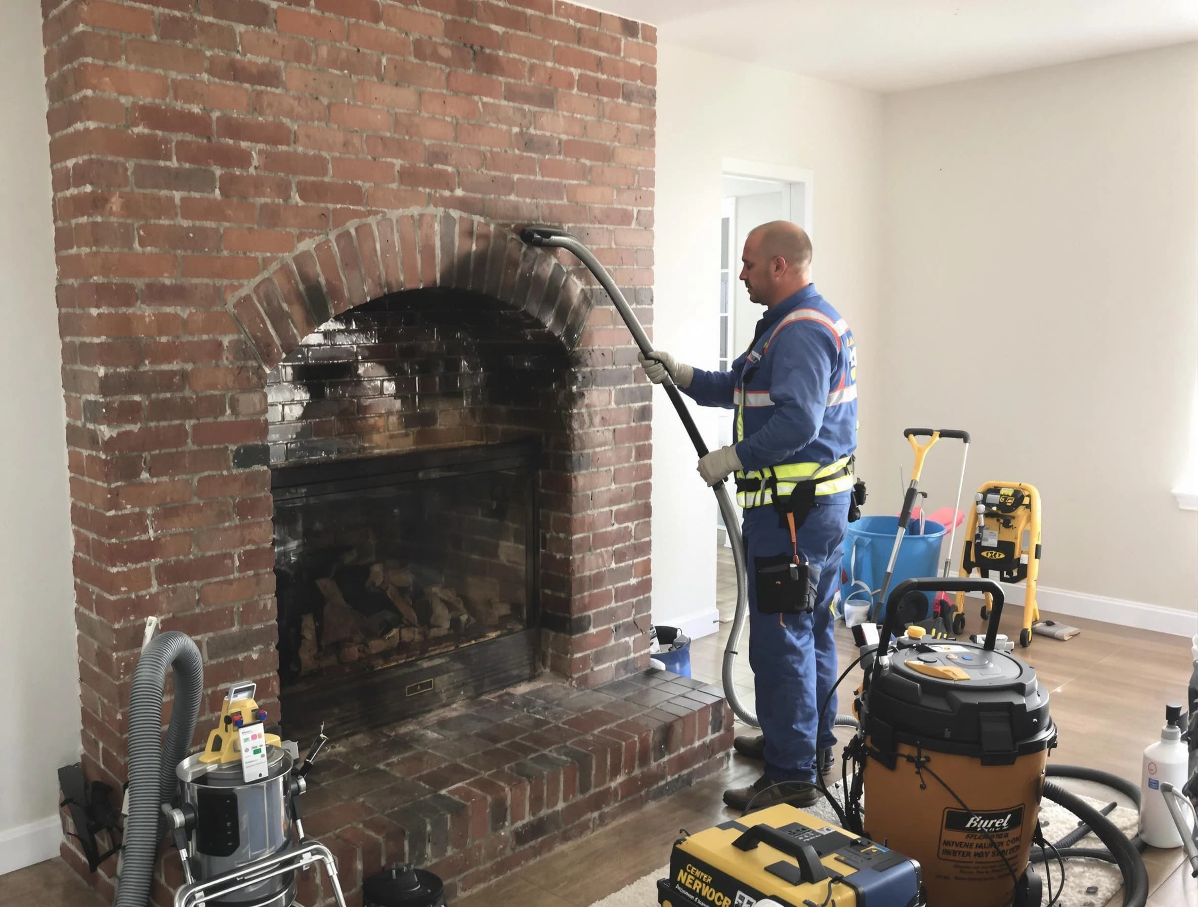 Tempe Chimney Sweep expert performing detailed chimney sweep in Tempe, AZ