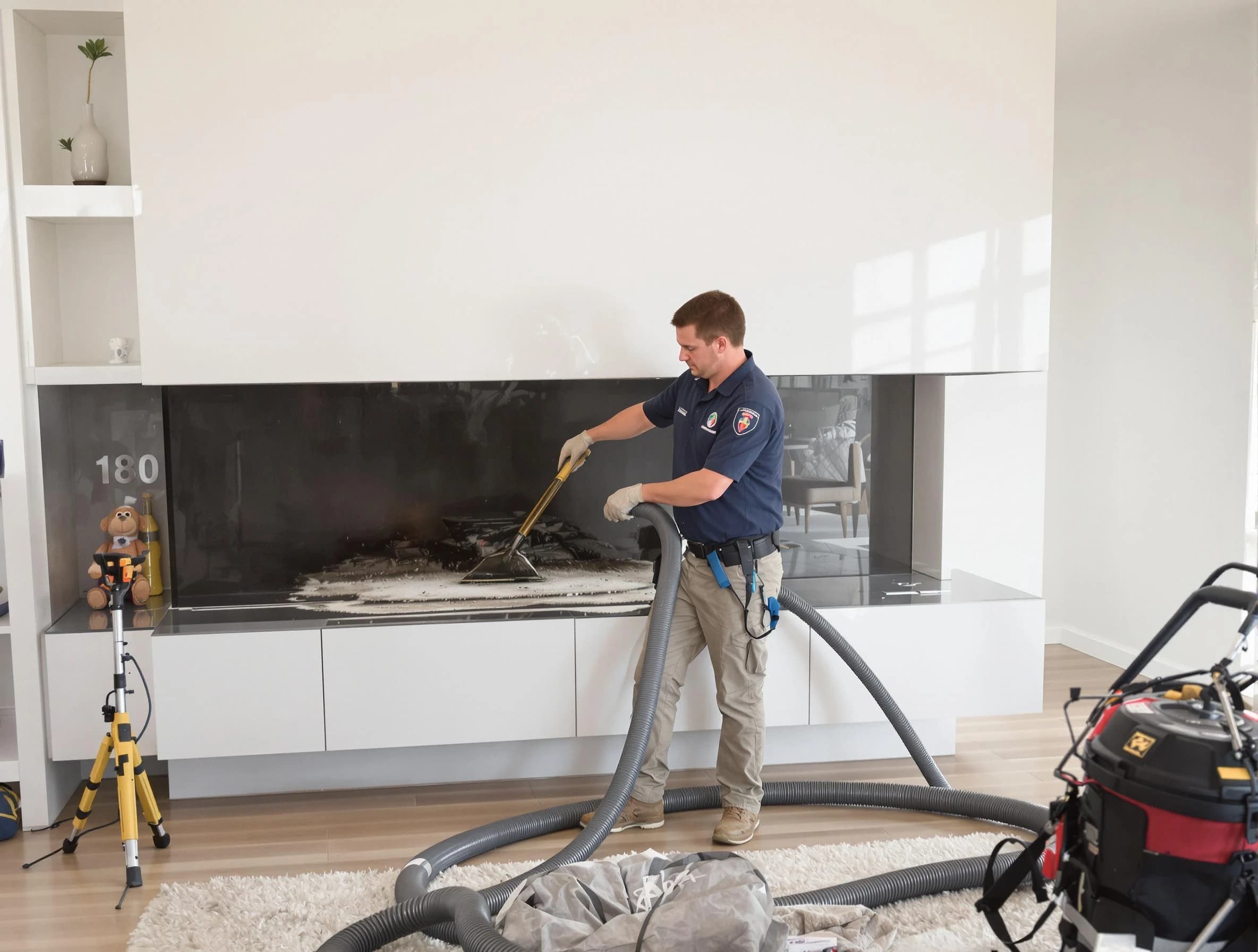 Tempe Chimney Sweep technician providing chimney sweeping services in Tempe, AZ