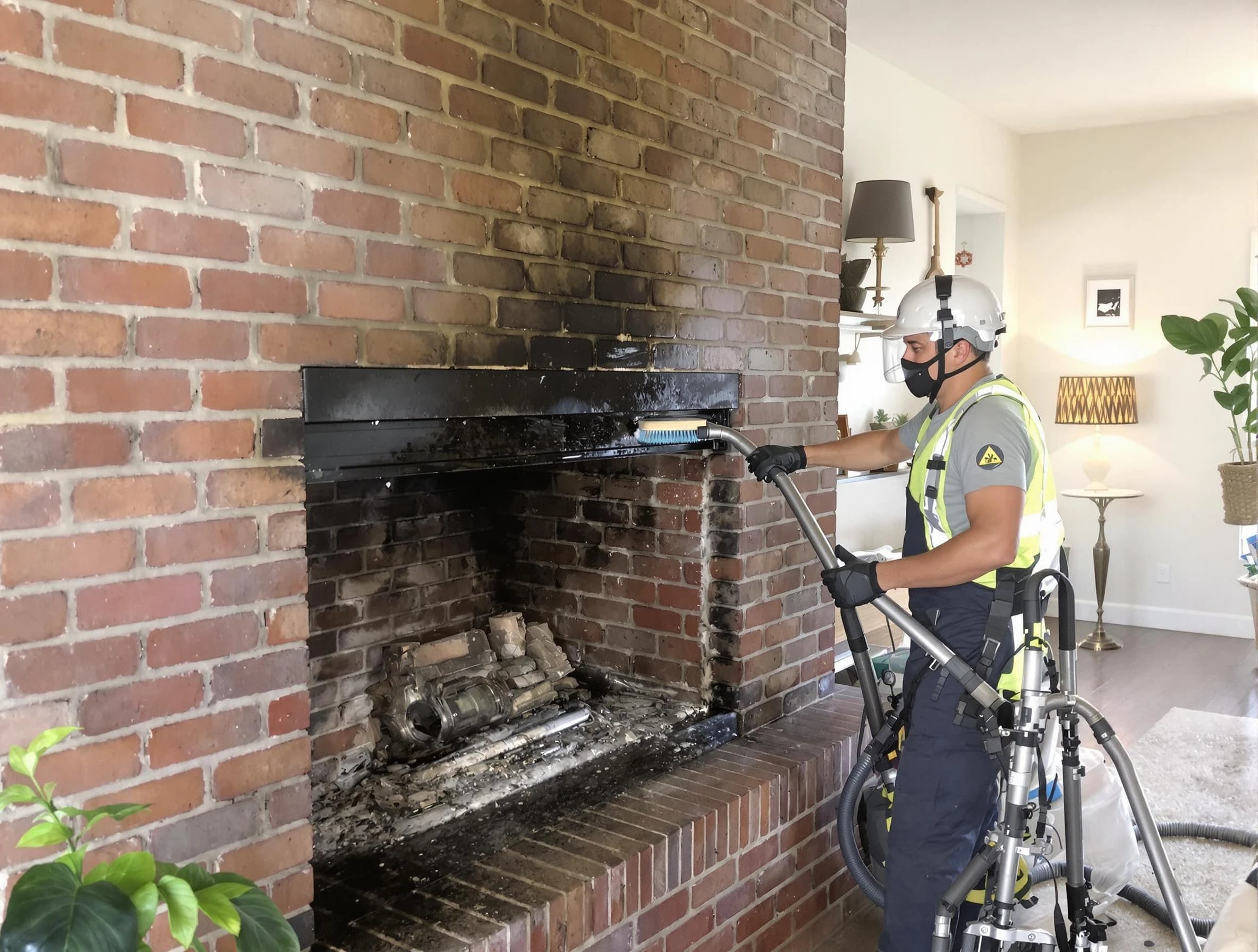 Tempe Chimney Sweep providing fireplace cleaning services in Tempe, AZ